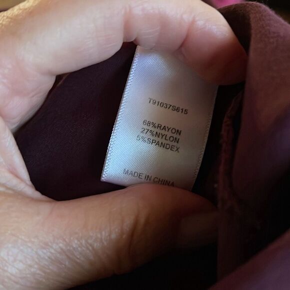 Lemon Tart size L ponte’ knit rushed sleeves cardigan. - Picture 3 of 6